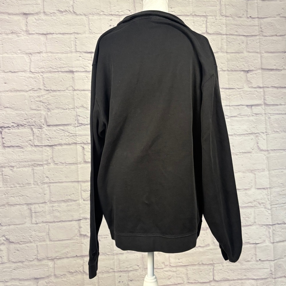 Cutter & Buck Mens XL Roam Recycled Black Quarter Zip Pullover Long Sleeve - Picture 5 of 13